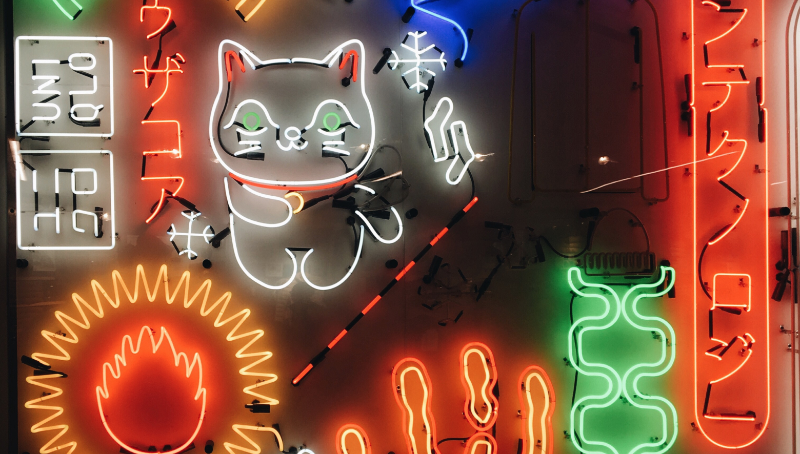 Tokyo’s neon signs photo